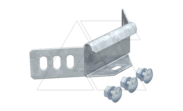 Соединитель WKV 35 FS угловой, для лотков высотой борта 35мм, конв. оцинк.
