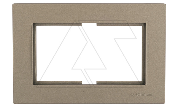 Rita - Рамка двойной розетки, антрацит