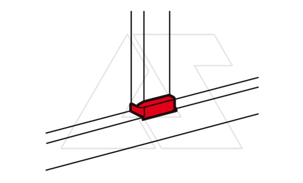 DLP - Плоский Т-отвод для кабель-канала 35х80/35х105/50х80/50х150 для перехода на кабель-канал шириной 80мм