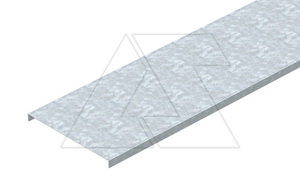 Крышка DRLU 100 FS кабельного лотка, без фиксаторов, 100х3000мм (ШхД), конв. оцинк.