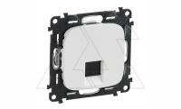 Valena Allure - Розетка 1хRJ-45 UTP CAT5E, белая (инд. упаковка)