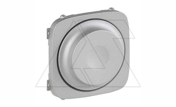 Valena Allure - Лицевая панель для светорегулятора с поворотной ручкой, алюминий