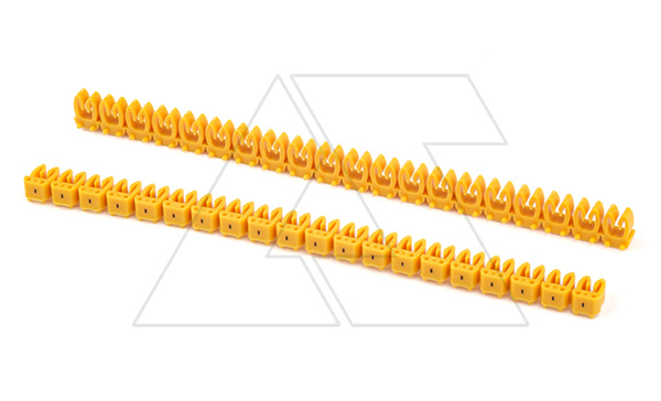 Маркировка кабельная KE2 d=1,5...2,5mm - «-» (желтый) упак.200 шт