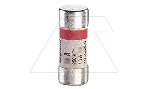 Плавкая вставка 10,3х25,8 - 6А, без индикатора срабатывания