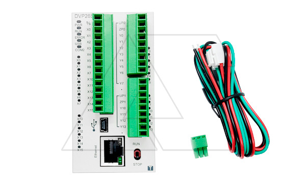 Программируемый логический контроллер DVP26SE11T, 14DI, 12TO, 24VDC, 16K шагов, RS485, USB, Ethernet Программируемый логический контроллер DVP26SE11T, 14DI, 12TO, 24VDC, 16K шагов, RS485, USB, Ethernet