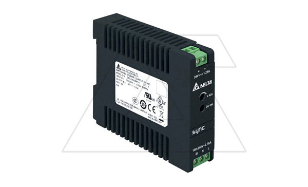 Блок питания импульсный Sync, 30W, 1.25А, 85_264VAC / 24VDC, DIN35, винт.клеммы, пл.корпус Блок питания импульсный Sync, 30W, 1.25А, 85_264VAC / 24VDC, DIN35, винт.клеммы, пл.корпус