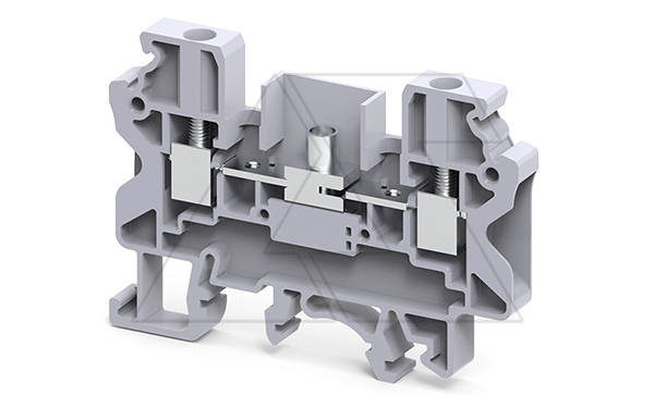 Клемма измерительная с размыкателем CDS4U /6х62,6mm, винтовая, 2 присоед., 4(max 6)mm2, 32A, 800V, серая