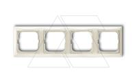 Basic 55 - Рамка на 4 поста (шале-белый)