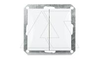 OPAL - Кнопка управления жалюзи с подсветкой, белый