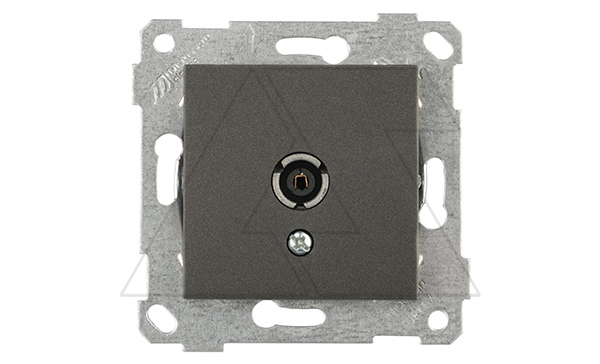 Rita - Розетка TV, оконечная, дымчатый