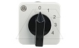 Переключатель BS 16 109 U, 1P, 20A, тип 0-1-2-3-4, 1NO на 1_4, на дверь, фронт IP40 от интернет-магазина amperkin.by