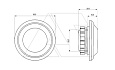 Элемент выравнивания давления DA 084, резьба PG 29 с гайкой, 2шт., IP55 от интернет-магазина amperkin.by