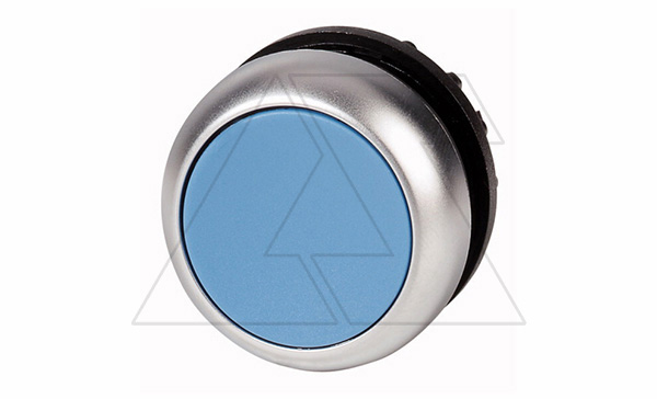 Кнопка синяя Titan M22-DR-B, фиксация, IP67