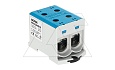 Клемма Morek OTL240-2 синяя, 2xAl/Cu 35_240mm², 425(CU)/380(AL)A на клемму, 1000V, винтовые зажимы от интернет-магазина amperkin.by