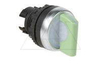Osmoz - Переключатель с подсветкой 3 положения с возвратом в центр, 45°(10-12-2 час.), M22, IP66, зеленый
