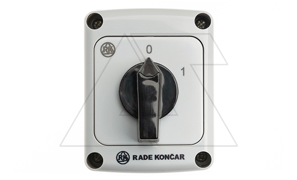 Переключатель PNBS 16 10, 3P, 20A, тип 0-1, 7.5kW(400VAC по АС-23), черная рукоятка, в корпусе IP65 Переключатель PNBS 16 10, 3P, 20A, тип 0-1, 7.5kW(400VAC по АС-23), черная рукоятка, в корпусе IP65