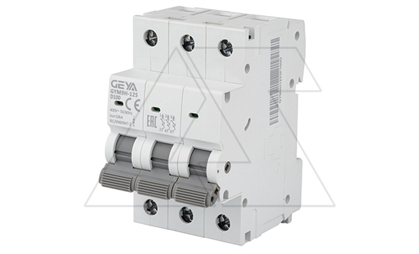 Авт. выключатель GYM9H-125-3P-100D, 3P, 100A, хар-ка D, 10kA, 3M