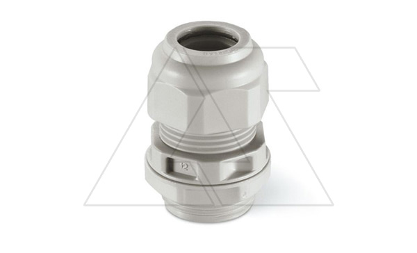 Ввод кабельный M25x1.5 с гайкой без мембраны, диаметр кабеля 13_18mm, GW 750°C, UV-resistant, IP66, серый RAL7035