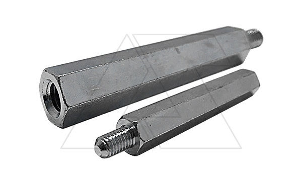 Стойка металлическая резьбовая h=40mm, d=8mm, с резьбой M5