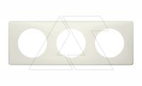 Celiane - Рамка 3 поста белый перкаль
