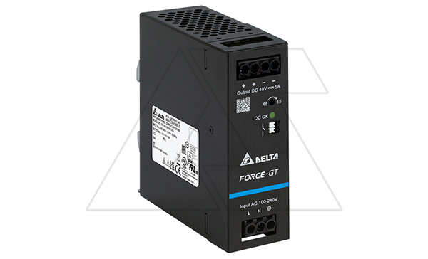Блок питания импульсный Force-GT, 240W, 10А, 90_264VAC / 24VDC, DIN35, реле DC OK, винт.клеммы, ал.корпус Блок питания импульсный Force-GT, 240W, 10А, 90_264VAC / 24VDC, DIN35, реле DC OK, винт.клеммы, ал.корпус