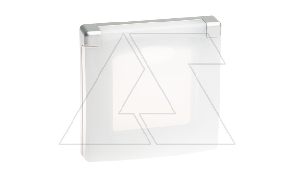 Inspiria - Рамка 1 пост IP44, не совместима с коробками накладного монтажа (алюминий)