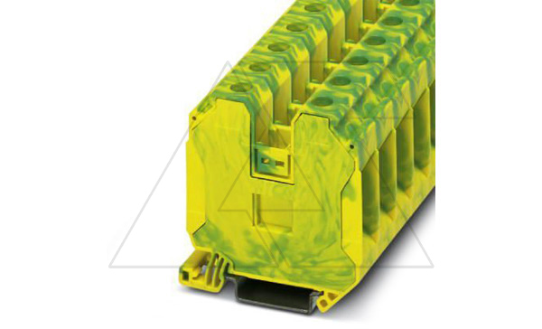 Клемма защитного проводника UT 35-PE /16mm, винтовая, 2 присоед., 35(max 50)mm2, желто-зеленая