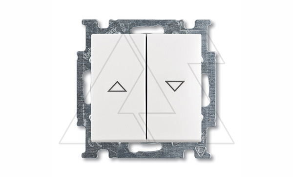 Basic 55 - Кнопка для управления рольставнями двойная (сл.кость)