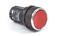 Кнопка MB, красная, без фиксации, плоская, 1NO+1NC, 3A 230V AC15, 22mm, IP50