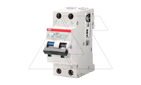 Дифф. авт. выключатель DS201 C40 AC30, 1P+N C 40A 30mA Icu=10kA 2M (стикерованный)