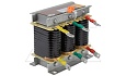 Дроссель защитный CKSG-0,4-12,5-7%, трехфазный, Q(LC)=12.5kVAr, 189Hz (p=7%), 400VAC, материал намотки (Al), термозащита, IP00 от интернет-магазина amperkin.by