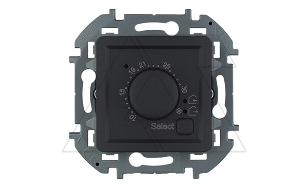 Inspiria - Термостат для теплых полов с внешним датчиком (антрацит)