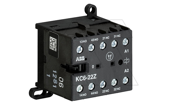 Реле мини-контакторное KC6-22Z-01 24VDC, 2NO+2NC 4A-AC15