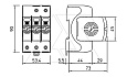 Разрядник V50-3-280, 3P, It(10/350)=37,5кА, It(8/20)=120кА, Up=1.3кВ, В+C от интернет-магазина amperkin.by