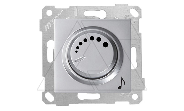 Rita - Аудиорегулятор , поворотный, нерж. сталь