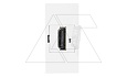 Noen - Розетка HDMI, двойной разъем, 1М, белая от интернет-магазина amperkin.by