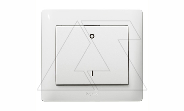 Galea Life - Клавиша для выключателя двухполюсного, White