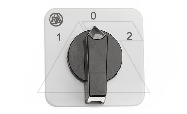 Переключатель BS 16 53 U, 3P, 20A, тип 1-0-2 (60°), 3NO на 1_2, на дверь, фронт IP40