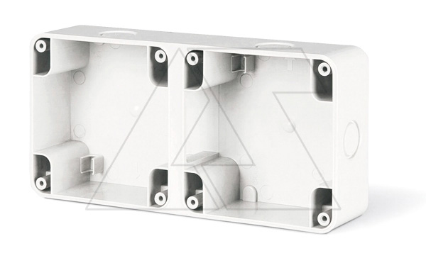 Корпус для настенного монтажа, 2x M95(95x95mm), IP66, серия PROTECTA