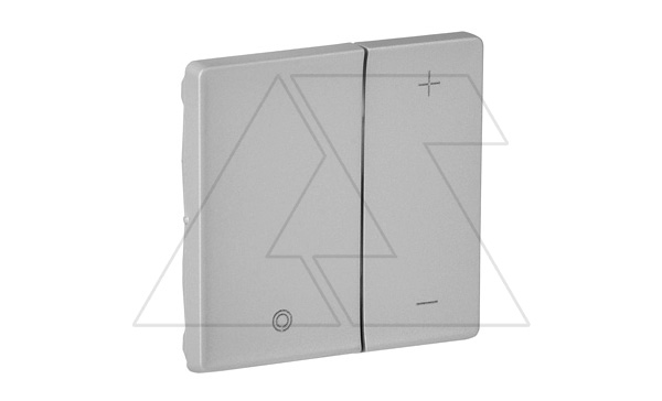 Valena Life - Лицевая панель для кнопочного светорегулятора, алюминий