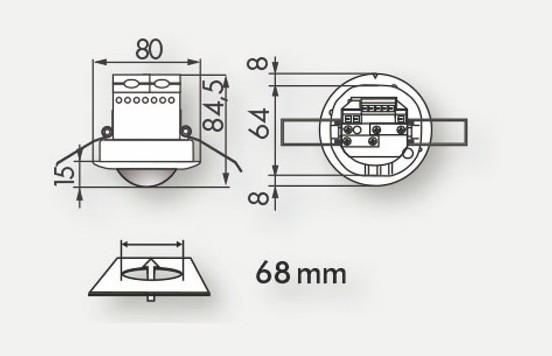 Датчик присутствия B.E.G. PD2-M-DALI/DSI-1C-FC от интернет-магазина amperkin.by