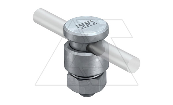 Клемма 5001 N-FT для присоединения проводника Ø8-10мм к поверхности, с прижимной пластиной, гор. оцинк.