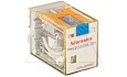Реле RKL2CO220LTD1, 2CO, 10A(250VAC/30VDC), 220VDC, мех. индикация, тест-кнопка с блокировкой,  диод A1+/A2-, LED от интернет-магазина amperkin.by