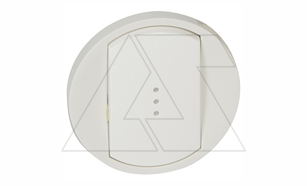 Celiane - Лицевая панель для выключателя с индикацией белый