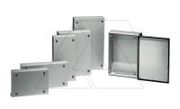 Коробка распределительная 200x500x80 (ВxШxГ) винтовое крепление крышки, сталь 1,2мм, RAL7035, IP66