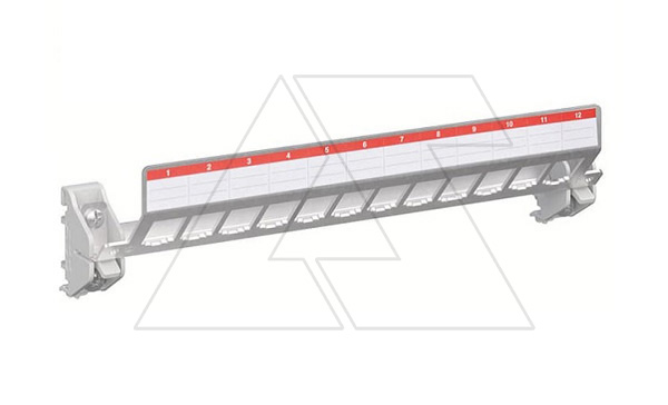Патч-панель ZE336 на 12 постов для щитов UK600