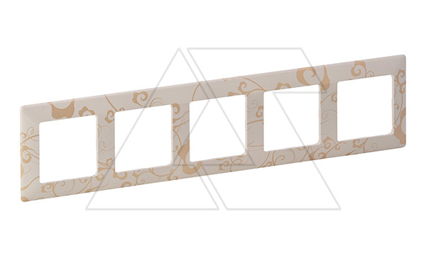 Valena Life - Рамка 5 постов верт/гориз, ампир бежевый