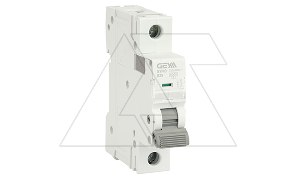 Авт. выключатель GYM9-1P-25B, 1P, 25A, хар-ка B, 6kA, 1M