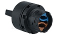 Головка переключателя PB3E, I-0-II, фиксация, черный, без подсветки, 22mm, IP65 от интернет-магазина amperkin.by