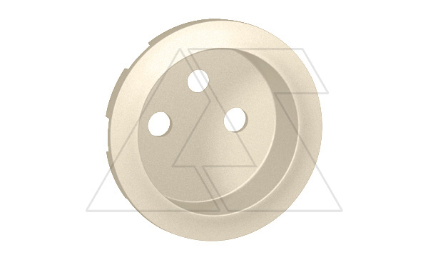 Celiane - Лицевая панель для розетки 2P фр. стандарт, слоновая кость